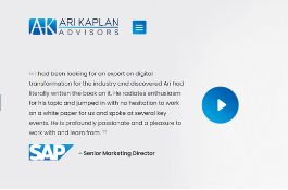 Advisor Business website using WordPress